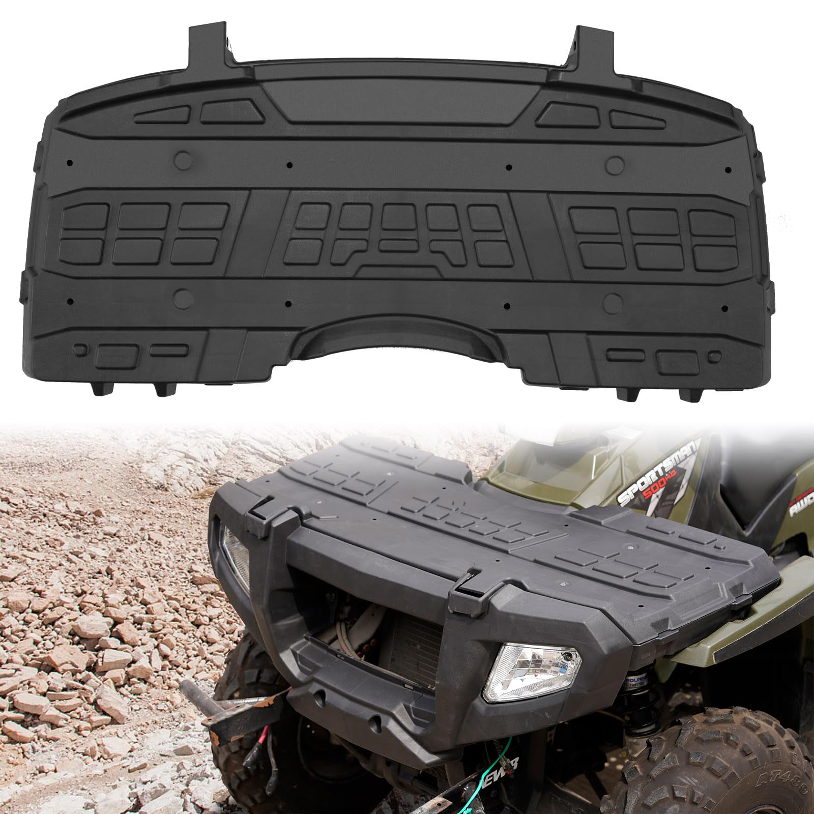 A & UTV PRO Front Service Cover Assembly for 2005-2010 Polaris